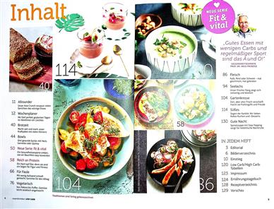 Essen & Trinken Low Carb Inhaltsverzeichnis