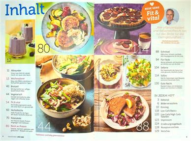 Essen & Trinken Low Carb Inhaltsverzeichnis