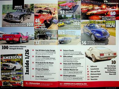 American Classics Inhaltsverzeichnis