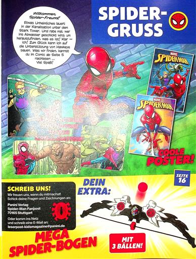 Spider-Man Inhaltsverzeichnis