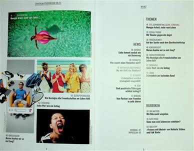 Spektrum Psychologie Inhaltsverzeichnis