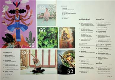 Yoga World Inhaltsverzeichnis