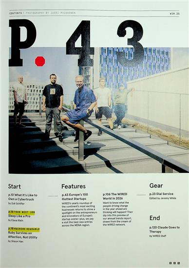 Wired (UK) Inhaltsverzeichnis
