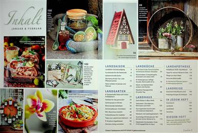 LandIDEE Inhaltsverzeichnis