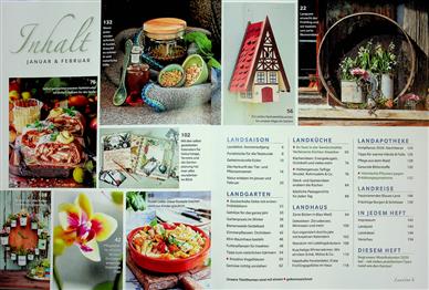 LandIDEE Inhaltsverzeichnis