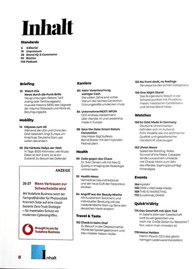 Business Punk Inhaltsverzeichnis