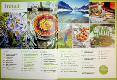 Mein schönes Land Inhaltsverzeichnis