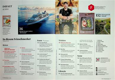 DER FEINSCHMECKER Inhaltsverzeichnis