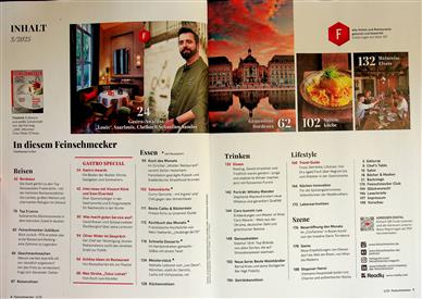 DER FEINSCHMECKER Inhaltsverzeichnis