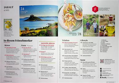 FEINSCHMECKER Inhaltsverzeichnis