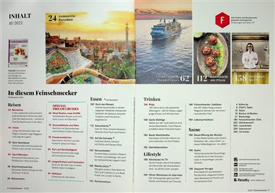 DER FEINSCHMECKER Inhaltsverzeichnis