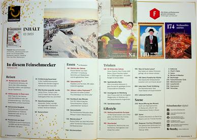 DER FEINSCHMECKER Inhaltsverzeichnis