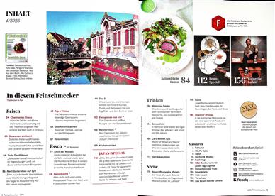 DER FEINSCHMECKER Inhaltsverzeichnis