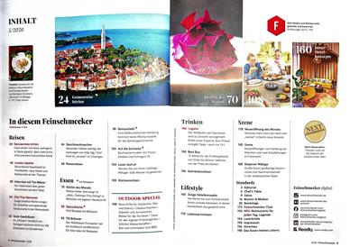 DER FEINSCHMECKER Inhaltsverzeichnis