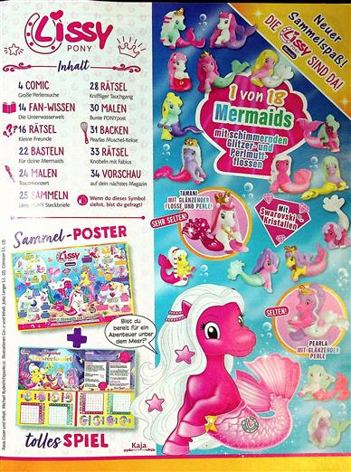 Lissy Pony Magazin Inhaltsverzeichnis