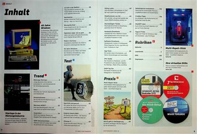 CHIP Plus Inhaltsverzeichnis