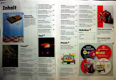 CHIP Plus Inhaltsverzeichnis