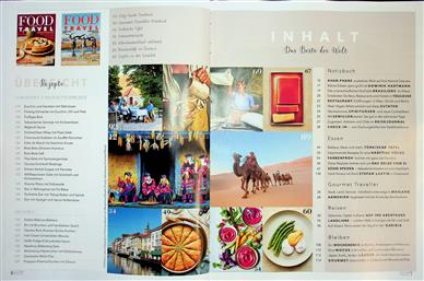 Food & Travel Inhaltsverzeichnis