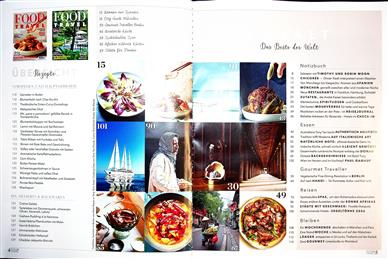 Food & Travel Inhaltsverzeichnis