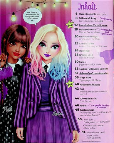 Top Model Friends Club Inhaltsverzeichnis