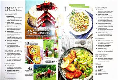 Meine gute Landküche Inhaltsverzeichnis