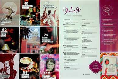 Happinez Inhaltsverzeichnis