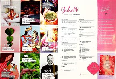 Happinez Inhaltsverzeichnis