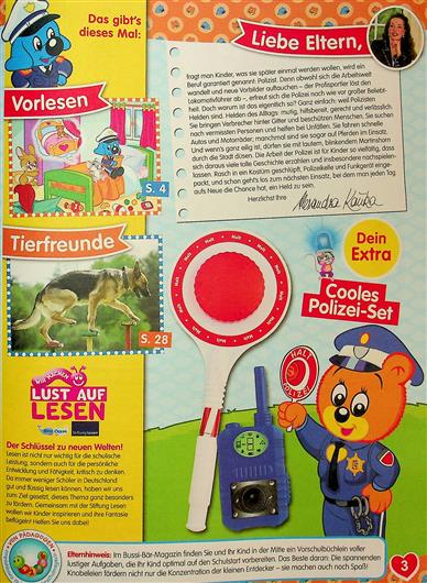 Bussi Bär Inhaltsverzeichnis