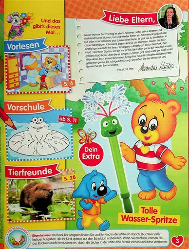 Bussi Bär Inhaltsverzeichnis