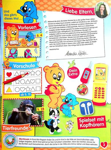 Bussi Bär Inhaltsverzeichnis