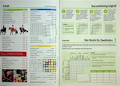 P.M. Logik Trainer Inhaltsverzeichnis