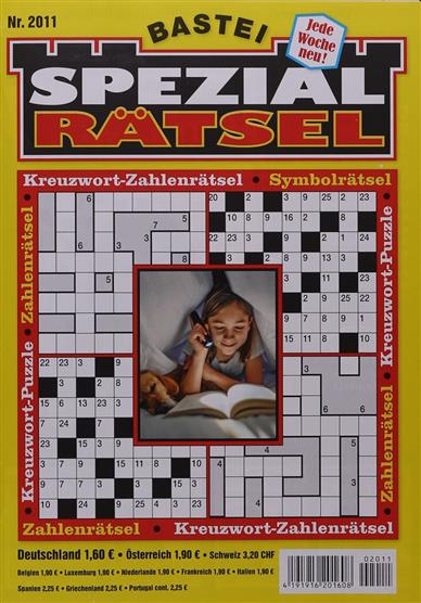 Spezialrätsel Inhaltsverzeichnis
