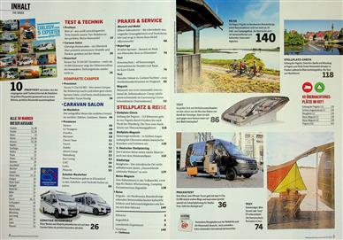 Reisemobil Caravan Inhaltsverzeichnis