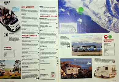 Reisemobil International Inhaltsverzeichnis