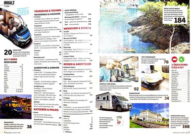Reisemobil Caravan Inhaltsverzeichnis
