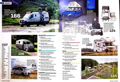 Reisemobil Caravan Inhaltsverzeichnis