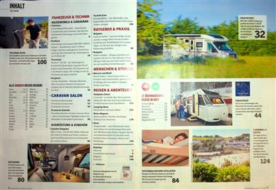 Reisemobil Caravan Inhaltsverzeichnis