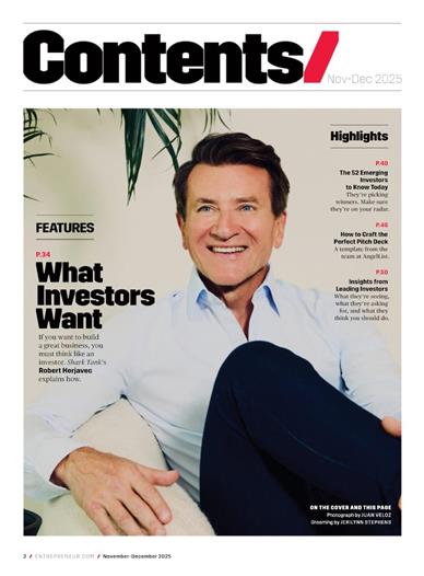 Entrepreneur (US) Inhaltsverzeichnis
