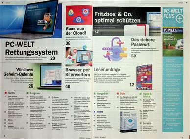 PC WELT PLUS Inhaltsverzeichnis