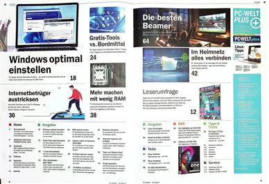 PC WELT PLUS Inhaltsverzeichnis