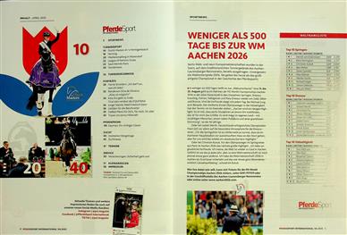 PferdeSport International - Das Pferde Magazin Inhaltsverzeichnis