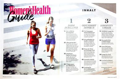 Woman's Health Guide Inhaltsverzeichnis