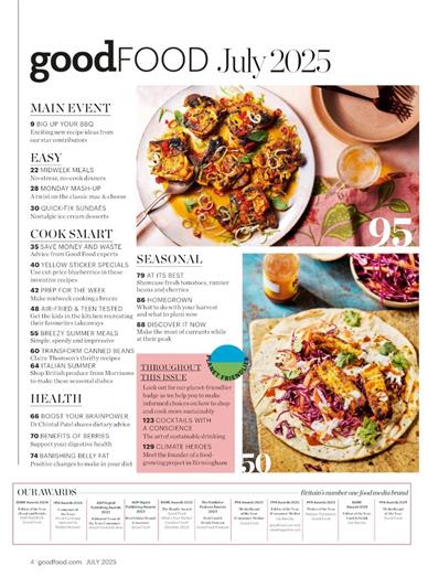 BBC Good Food Inhaltsverzeichnis