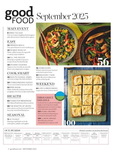 BBC Good Food Inhaltsverzeichnis