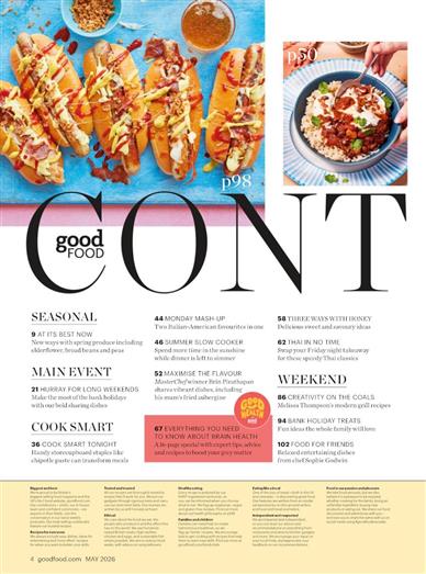 BBC Good Food Inhaltsverzeichnis