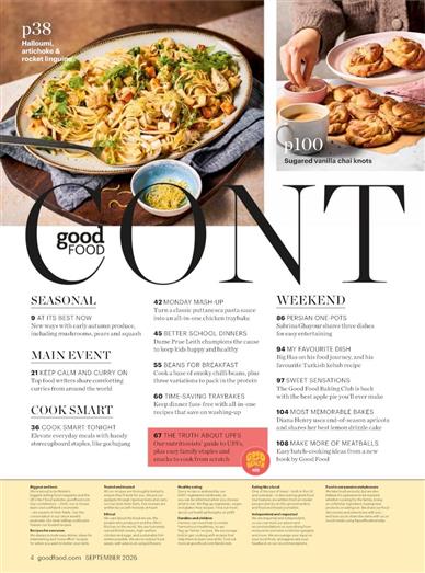 BBC Good Food Inhaltsverzeichnis