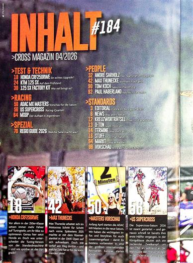 Cross Inhaltsverzeichnis