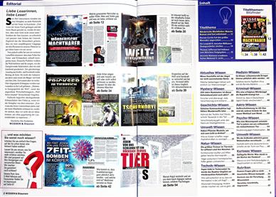 Wissen & Staunen Inhaltsverzeichnis
