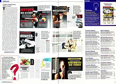 Wissen & Staunen Inhaltsverzeichnis