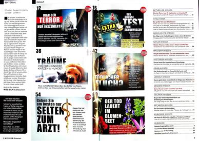 Wissen & Staunen Inhaltsverzeichnis
